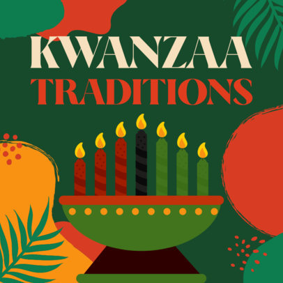 Holiday-Themed Instagram Post Generator to Share About Kwanzaa Traditions
