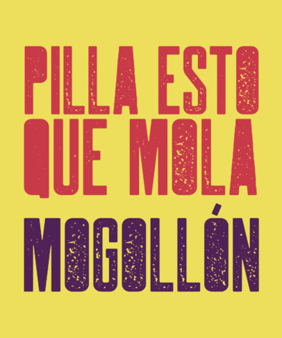 Fun T-Shirt Design Generator Featuring a Spanish Slang