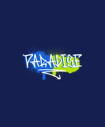 Modern T-Shirt Design Generator Featuring a Graffiti-Style Typography