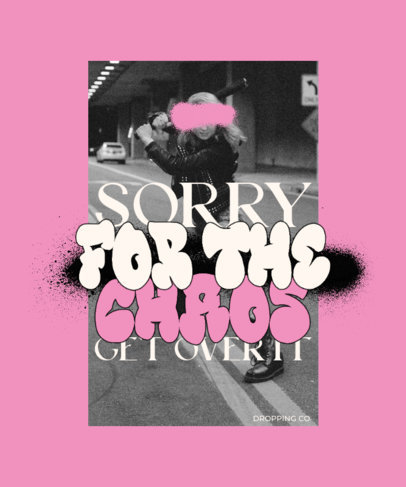 T-Shirt Design Generator Featuring a Modern Style with Graffiti-Inspired Typeface 5604f-el1