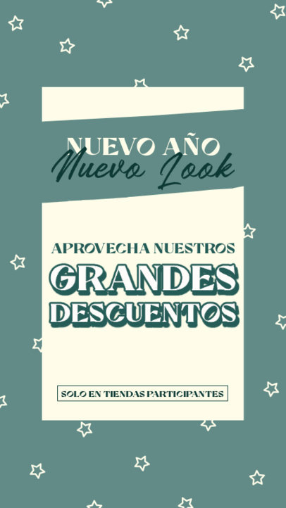 Instagram Story Creator Featuring Time-Limited Discounts for New Year's Eve 4969g