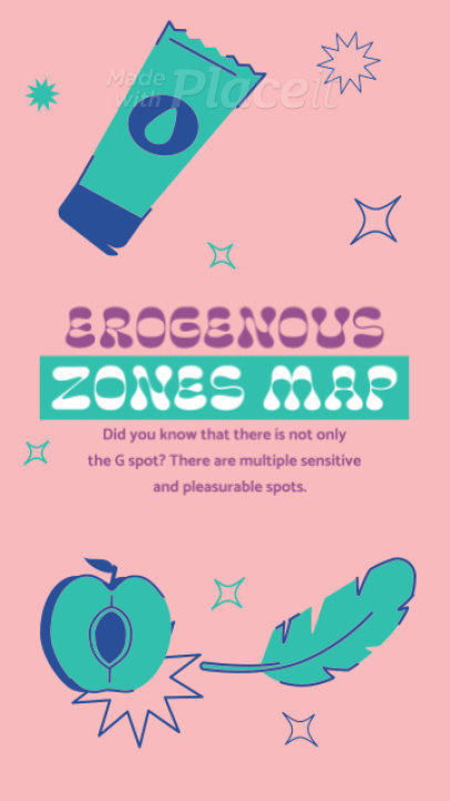 Sex Health-Themed Instagram Story Video Creator with Animated Illustrations