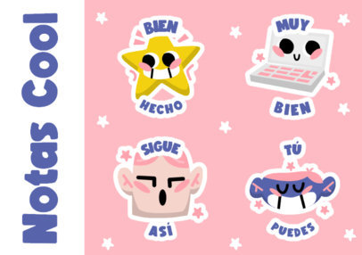 Sticker Generator for Back to School With Cute Quotes