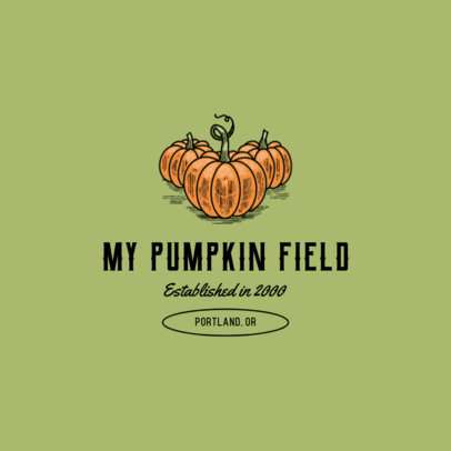 Logo Creator for a Pumpkin Field Farm