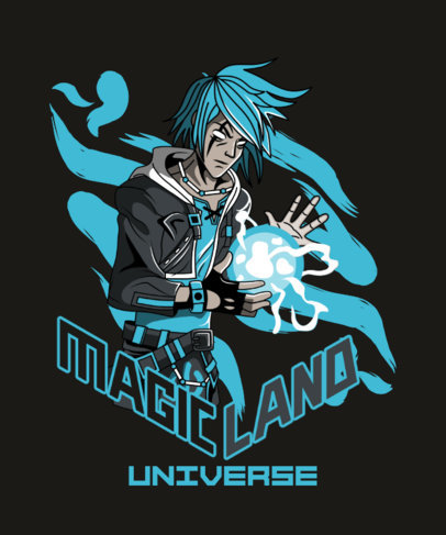 T-Shirt Design Maker Featuring Final Fantasy-Inspired Illustrations