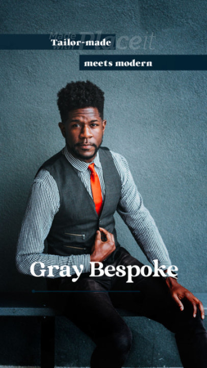 Instagram Story Video Generator for a Men’s Fashion Brand