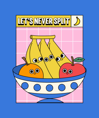 Tote Bag Design Generator Featuring Fruit Illustrations and a Quote
