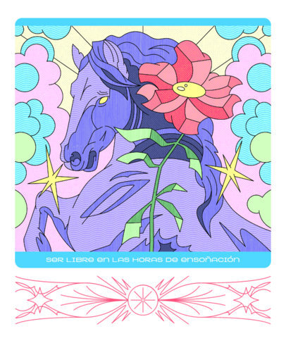 Surrealist T-Shirt Design Generator Featuring a Psychedelic Horse