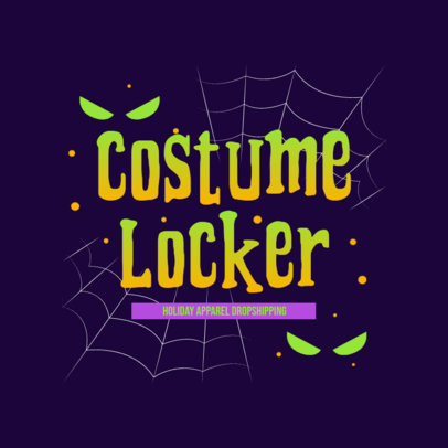 Online Logo Template for a Halloween Costumes Store
