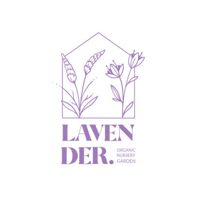 Plant Nursery Logo Maker Featuring Flower Graphics