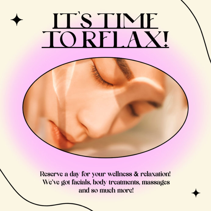 Placeit - Instagram Post Maker for a Spa and Relaxation Center