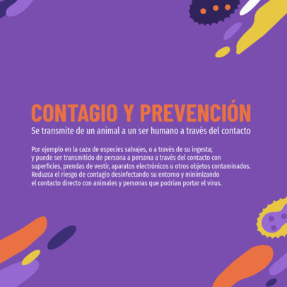 Instagram Post Maker with a Text to Prevent Getting Monkeypox 4291h 4981