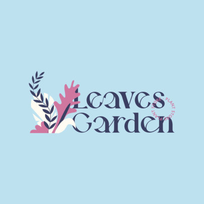 Logo Creator for a Plant Nursery Store