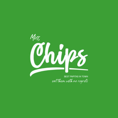Typography Logo Creator for a Fast Food Restaurant