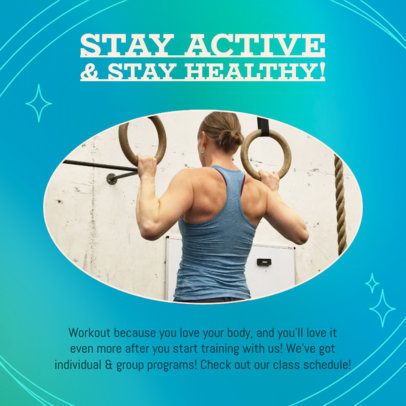 Instagram Post Template for a Training Center 5003c