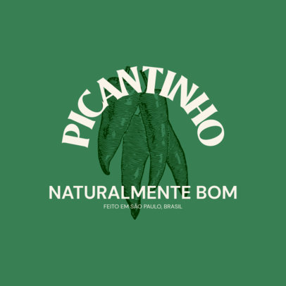 Logo Maker for Handmade Food Goodies With a Chilli Pepper Graphic