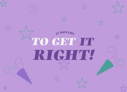 Motivational Greeting Card Generator for New Year's Day