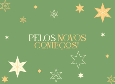 Greeting Card Generator With a New Year's Day-Themed Quote