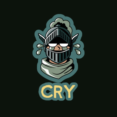 Elden Ring-Inspired Twitch Emote Generator with a Crying Knight Character 5388e