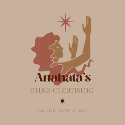 Online Logo Maker with Illustrated Graphics for Chiromancy Services