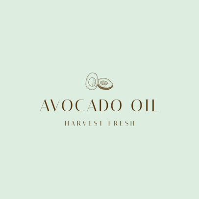Logo Template for an Avocado Oil Brand