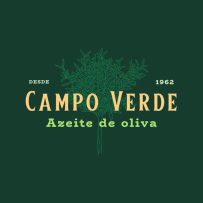 Logo Generator for an Olive Oil Featuring a Tree Graphic