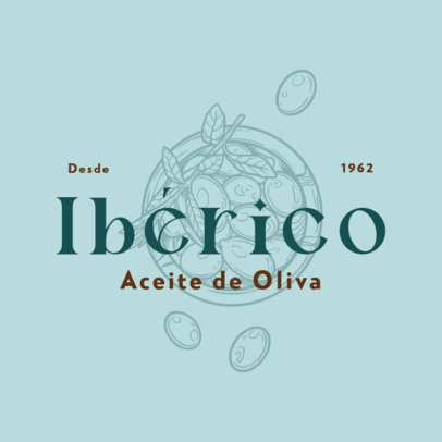 Logo Creator Featuring a Gourmet Theme for an Olive Oil Brand