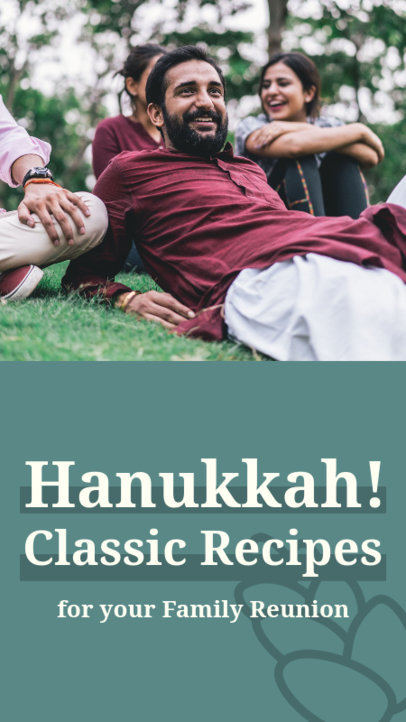 Instagram Story Creator Featuring Classic Hanukkah Recipes 5023f