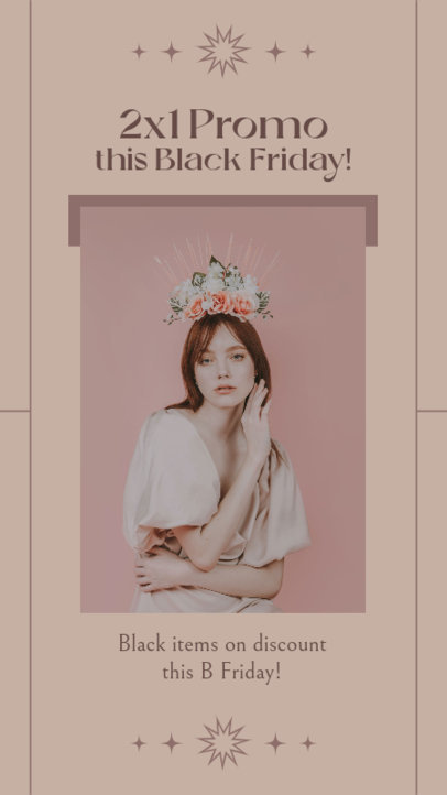 Instagram Story Generator for a Black Friday 2x1 Promo