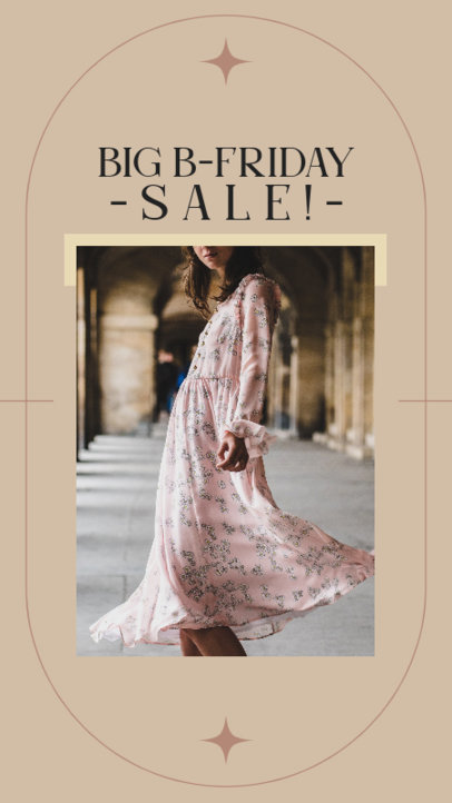 Instagram Story Creator Featuring a Black Friday Sale Ad