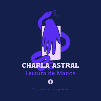 Online Logo Template for a Professional Hand Reader