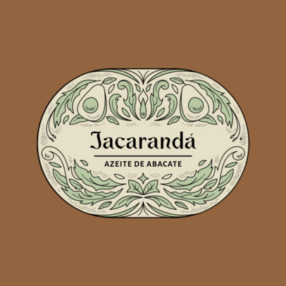 Logo Template for a Gourmet Kitchen Avocado Oil Brand