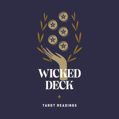 Online Logo Creator for a Professional Tarot Card Reader