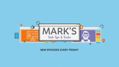 YouTube Banner Template for YouTube Tutorials