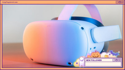 Twitch Webcam Overlay Creator Featuring Halloween Illustrations 4983b