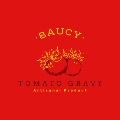 Online Logo Template for Homemade Sauces