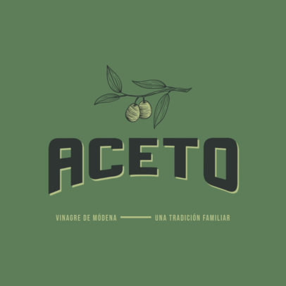 Online Logo Template for a Modena Balsamic Vinegar Brand