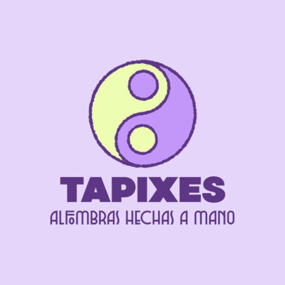 Tufting Rugs Logo Creator for Handmade Decor Store