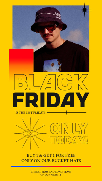 Instagram Story Creator Featuring a Black Friday Time-Limited Sale
