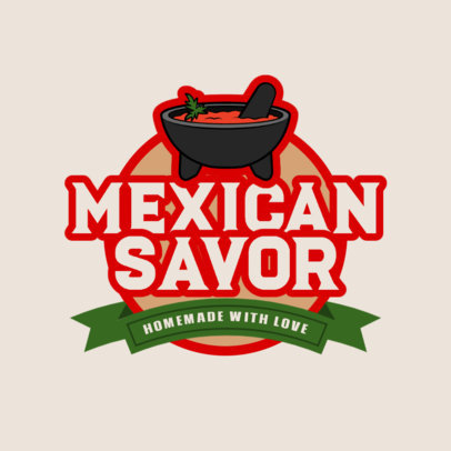 Online Logo Generator for a Mexican Homemade Sauce Brand