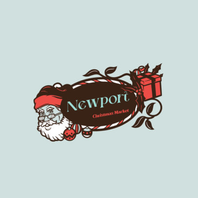 Logo Maker for a Christmas Seasonal Market