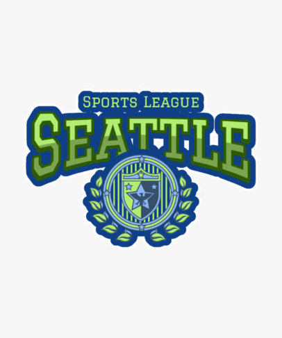 College Uniform T-Shirt Design Maker for a Sports Team 