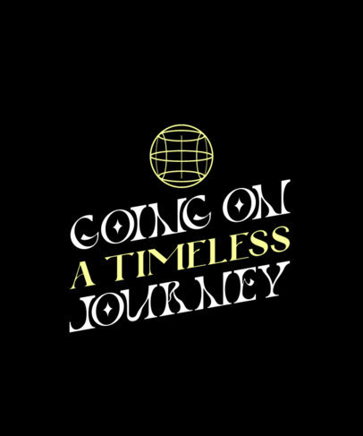 T-Shirt Design Generator Featuring a Multiverse Reference and a Globe Icon 4195n-5077