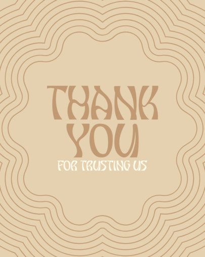 Thank You-Themed Instagram Post Maker for Small Business Saturday 5079h