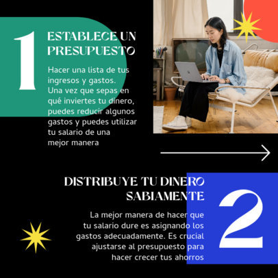 Instagram Post Maker with Easy Tips to Manage Personal Finances