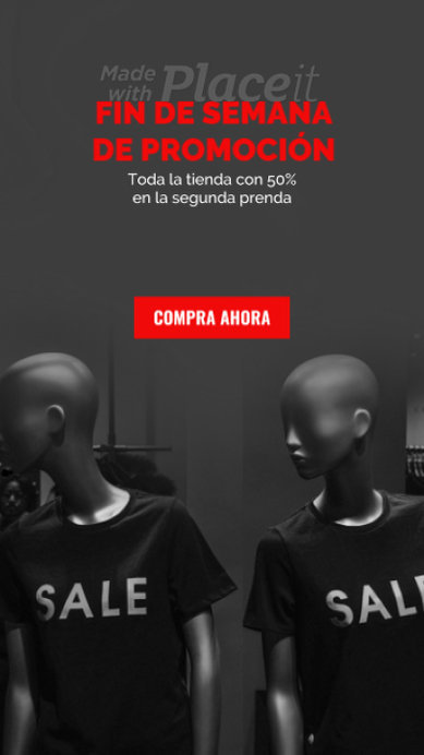 Instagram Story Video Template for a Gran Fin Fashion Sale