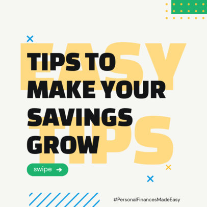 Instagram Post Generator with Tips to Increase Personal Savings