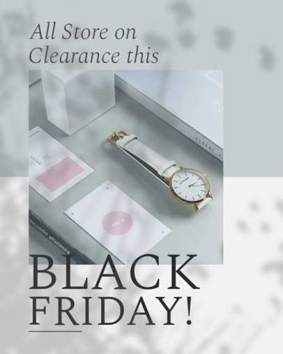 Clearance Instagram Post Maker for a Black Friday Promo 5078h