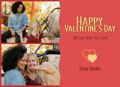 Greeting Card Creator for Valentine's Day With a Sweet Message