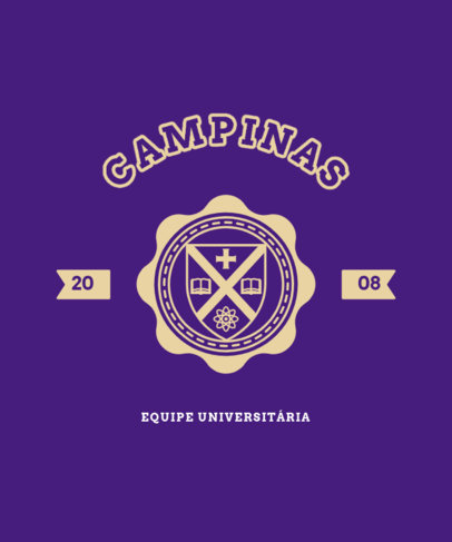 Sports T-Shirt Design Creator for a College League